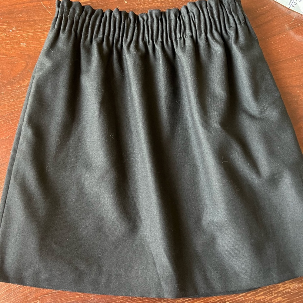 J. Crew wool blend skirt | black | size 4 - Picture 6 of 14